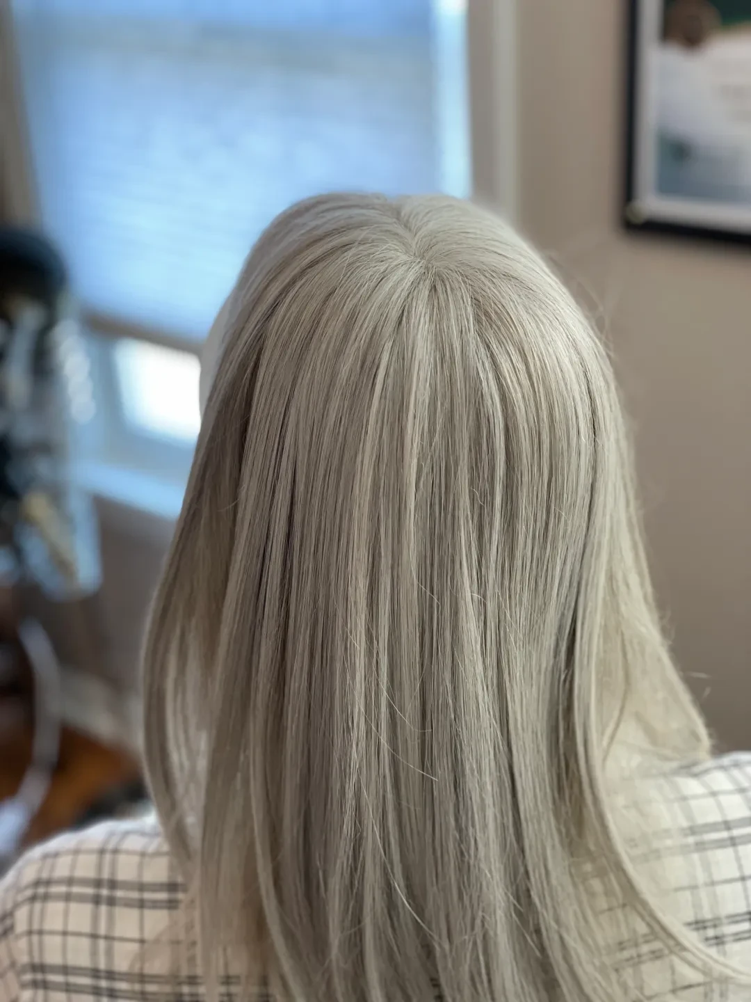 After — natural-looking topper result