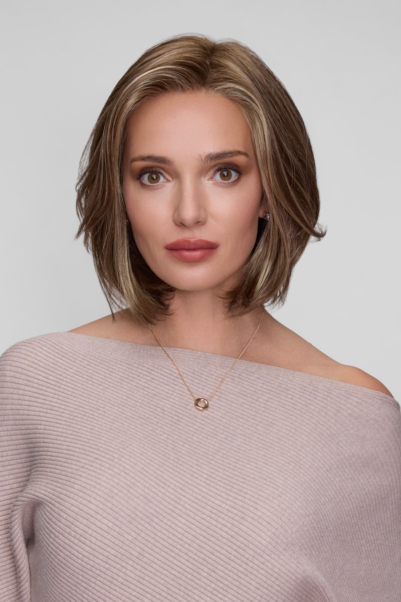 Cameron Petite Lite wig — natural brunette bob